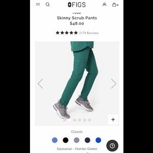 Figs - Yola Skinny Scrub Pants